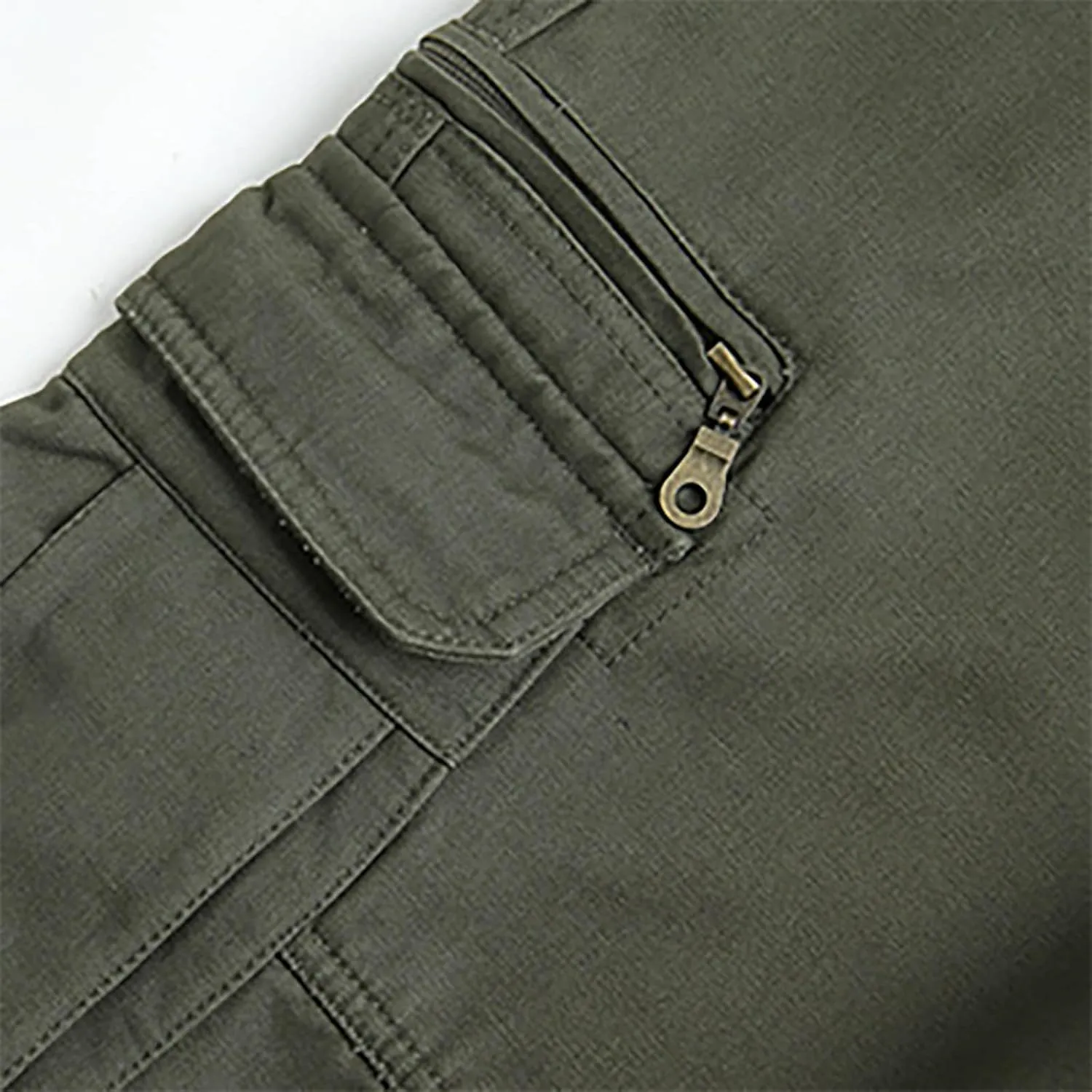 Men's Stretch Cargo Pants Straight Fit Hiking Pants Lightweight Casual Work Pants with Multi Pockets