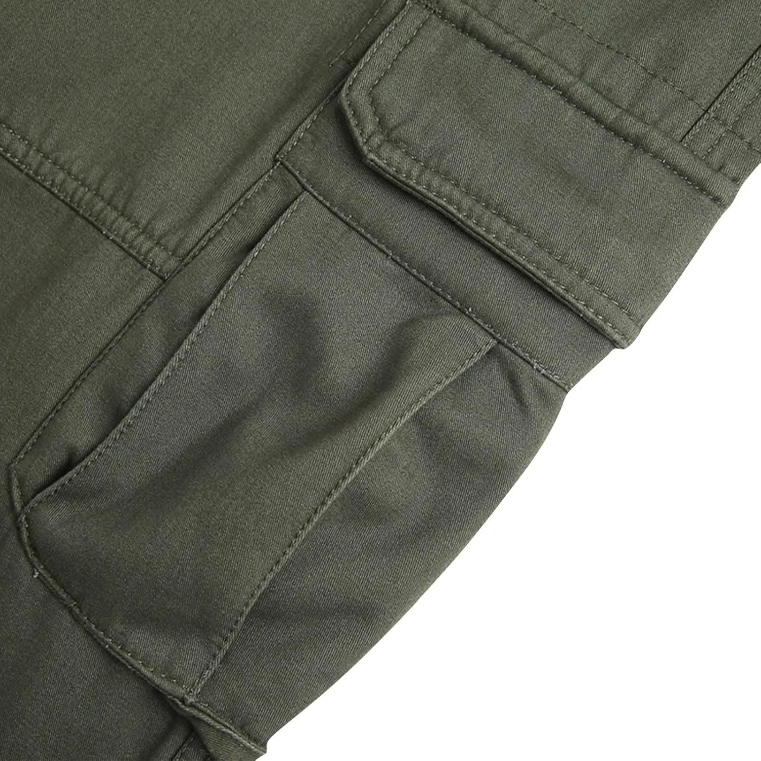 Men's Stretch Cargo Pants Straight Fit Hiking Pants Lightweight Casual Work Pants with Multi Pockets