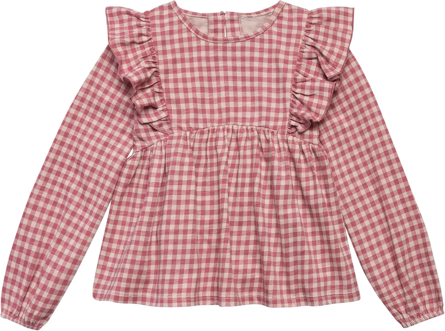 Modern Moments by Gerber Girls' Baby and Toddler Ruffles Top and Wide Leg Pant Set