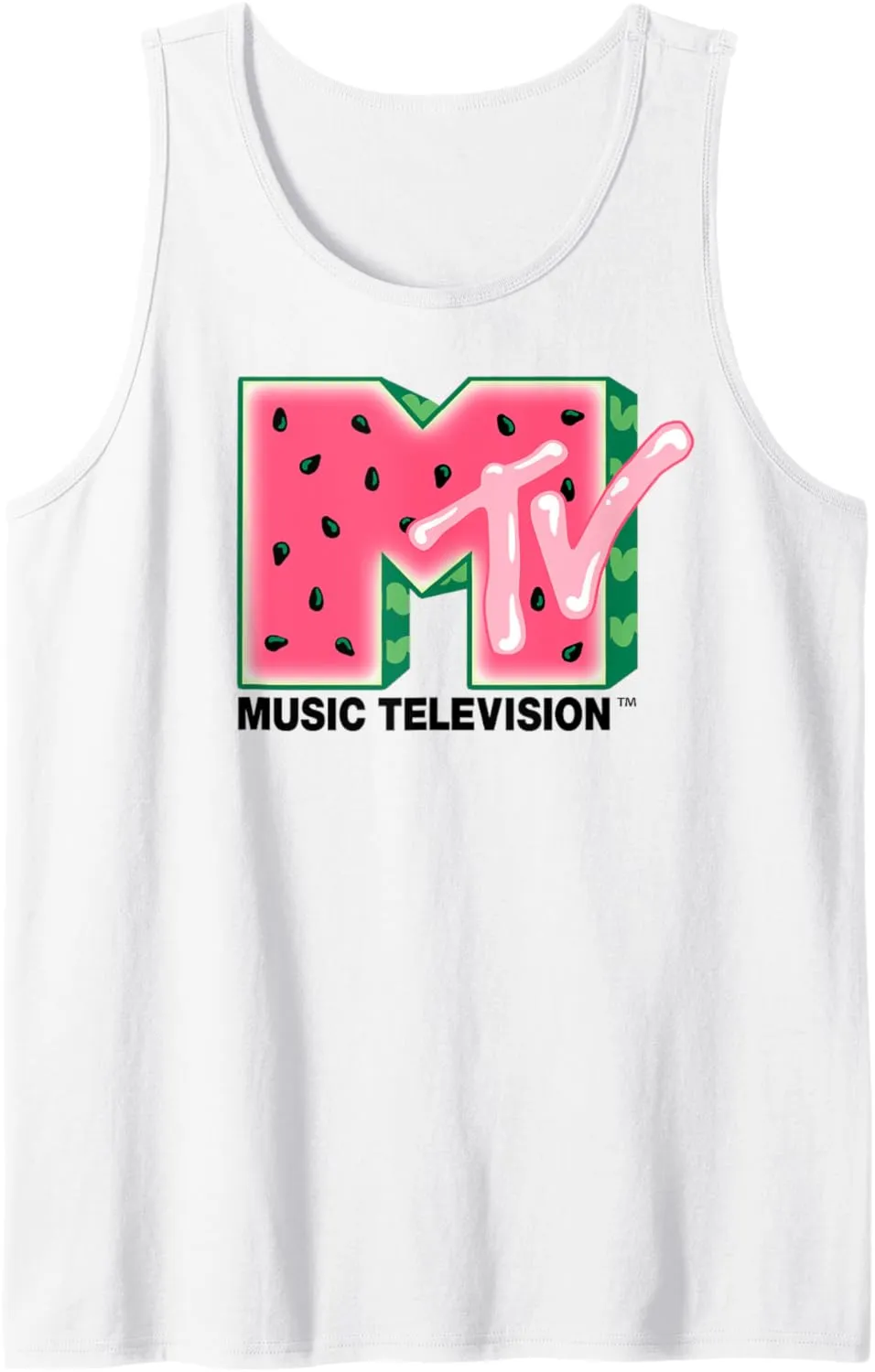 MTV Watermelon Logo Fill Tank Top