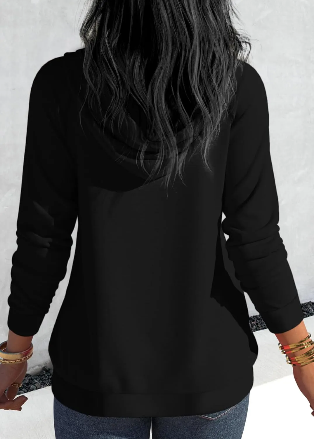 Nimsruc Hoodies For Women Pullover Casual Long Sleeve Oversized Sweatshirts