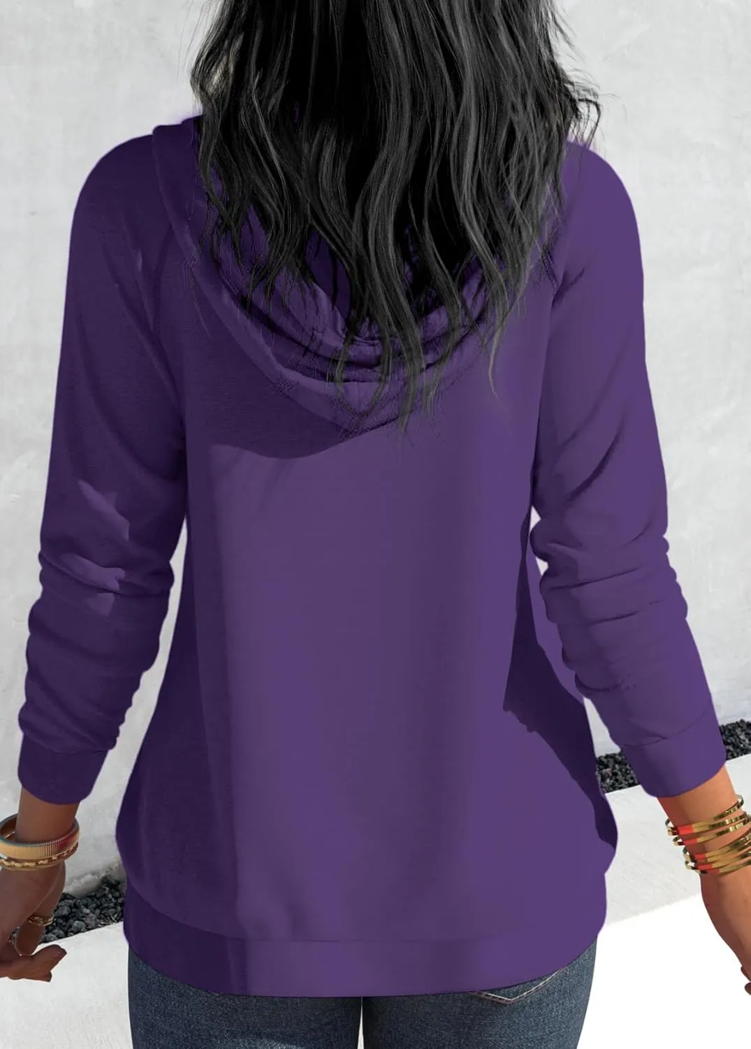 Nimsruc Hoodies For Women Pullover Casual Long Sleeve Oversized Sweatshirts