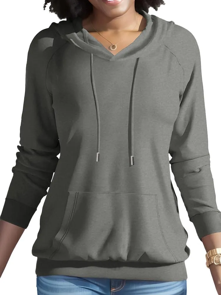Nimsruc Hoodies For Women Pullover Casual Long Sleeve Oversized Sweatshirts