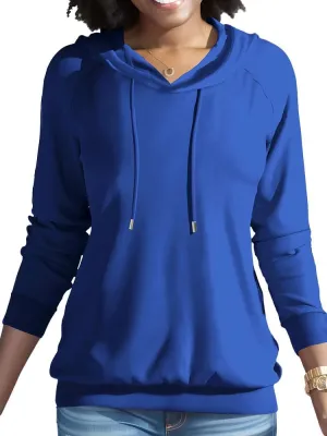 Nimsruc Hoodies For Women Pullover Casual Long Sleeve Oversized Sweatshirts