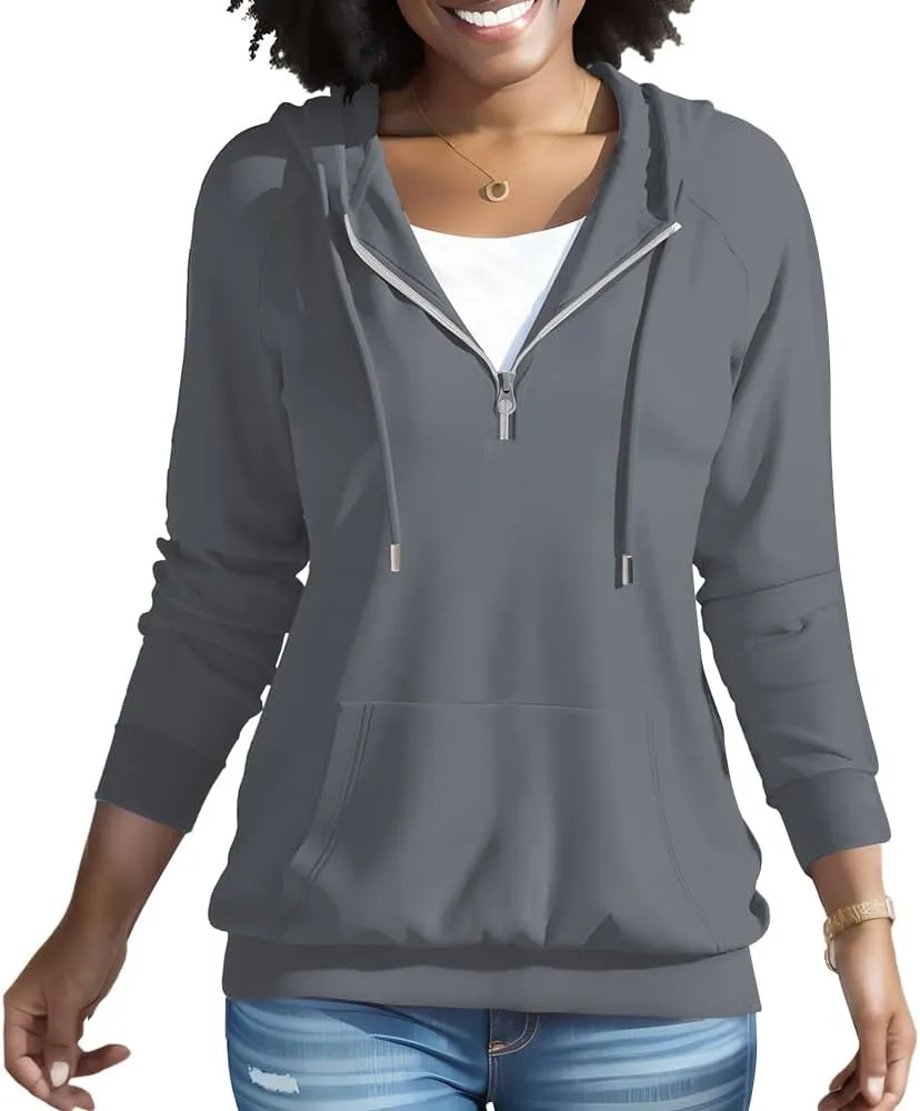 Nimsruc Hoodies For Women Pullover Long Sleeve Casual Oversized Sweatshirts