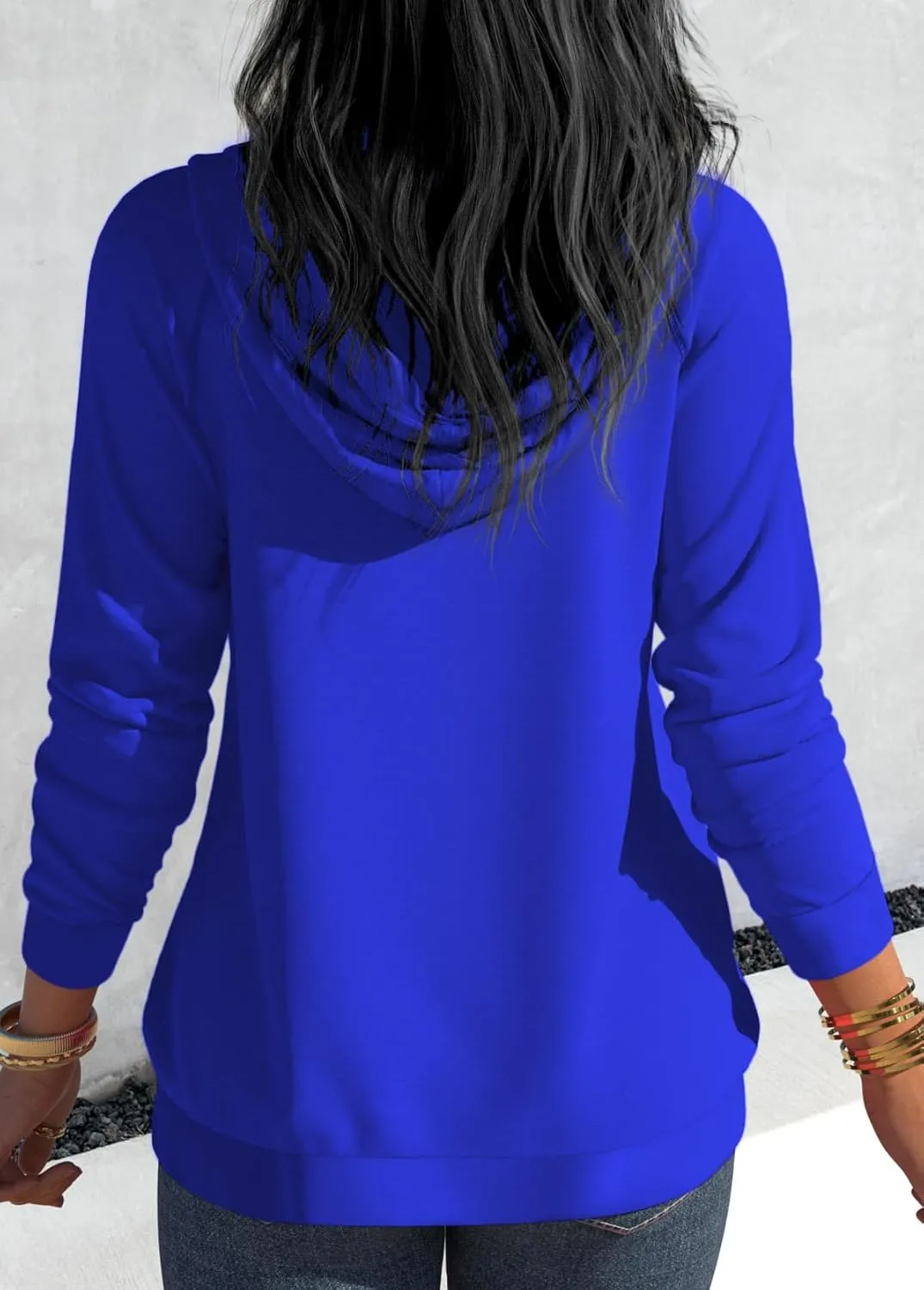 Nimsruc Hoodies For Women Pullover Long Sleeve Casual Oversized Sweatshirts