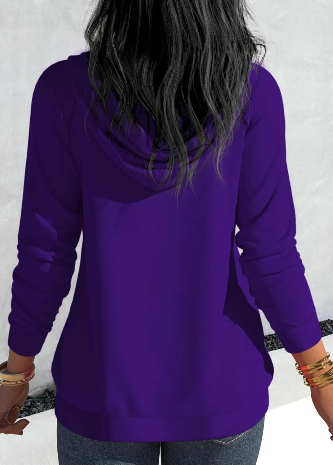 Nimsruc Hoodies For Women Pullover Long Sleeve Casual Oversized Sweatshirts
