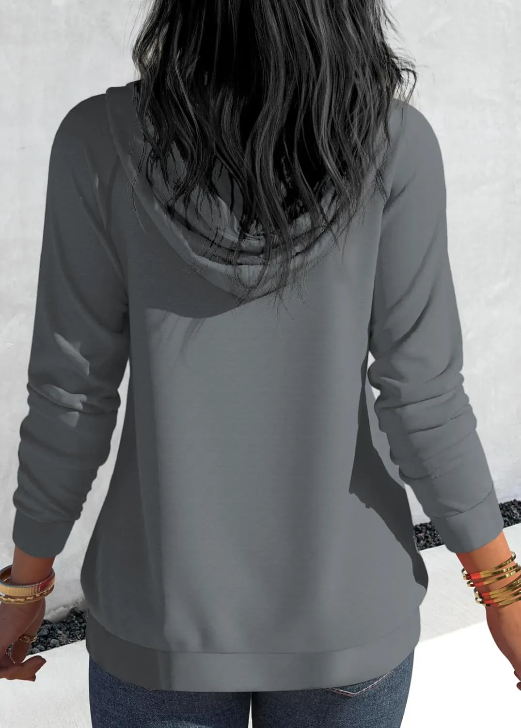 Nimsruc Hoodies For Women Pullover Long Sleeve Casual Oversized Sweatshirts