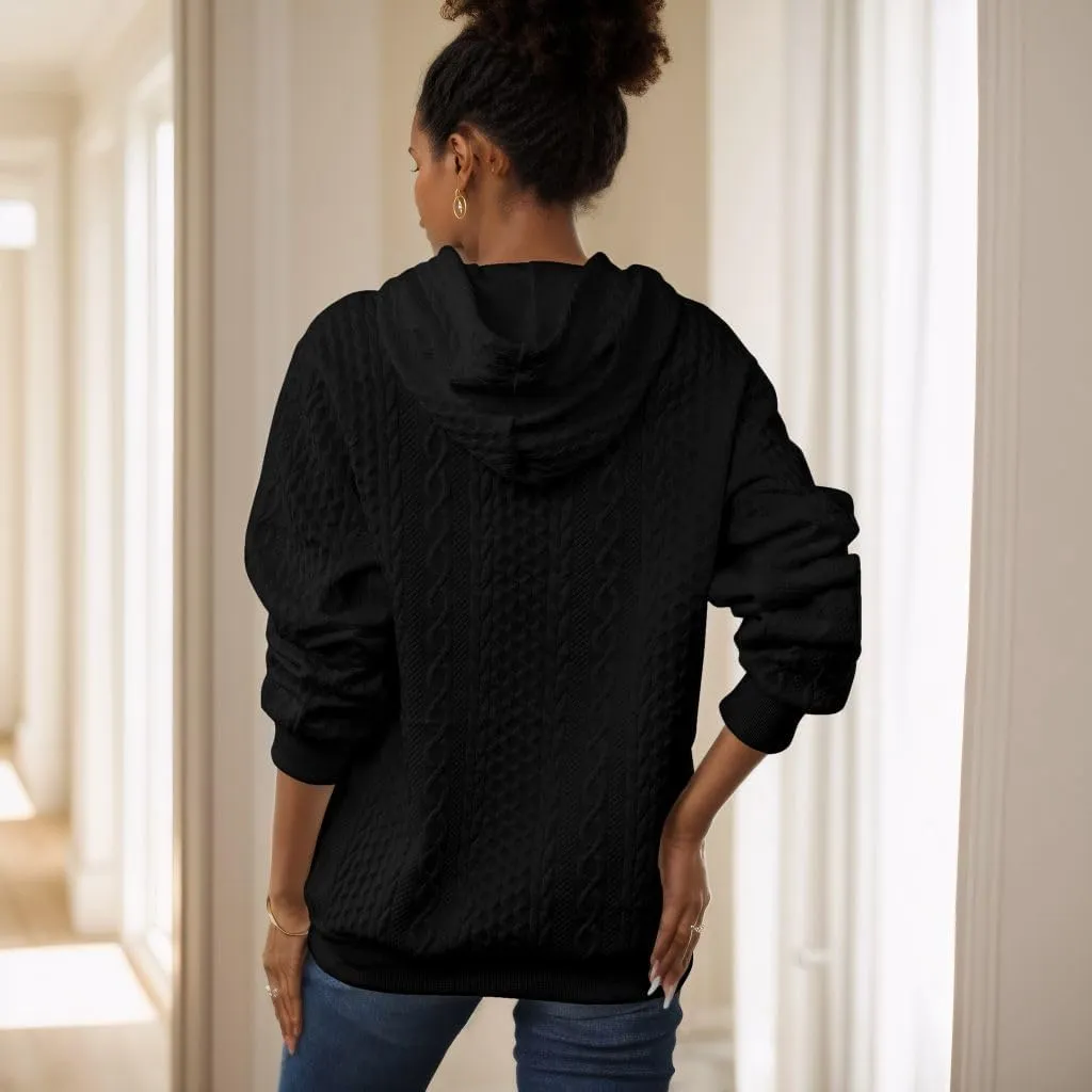 Nimsruc Hoodies For Women Pullover Long Sleeve Oversized Sweatshirts Casual