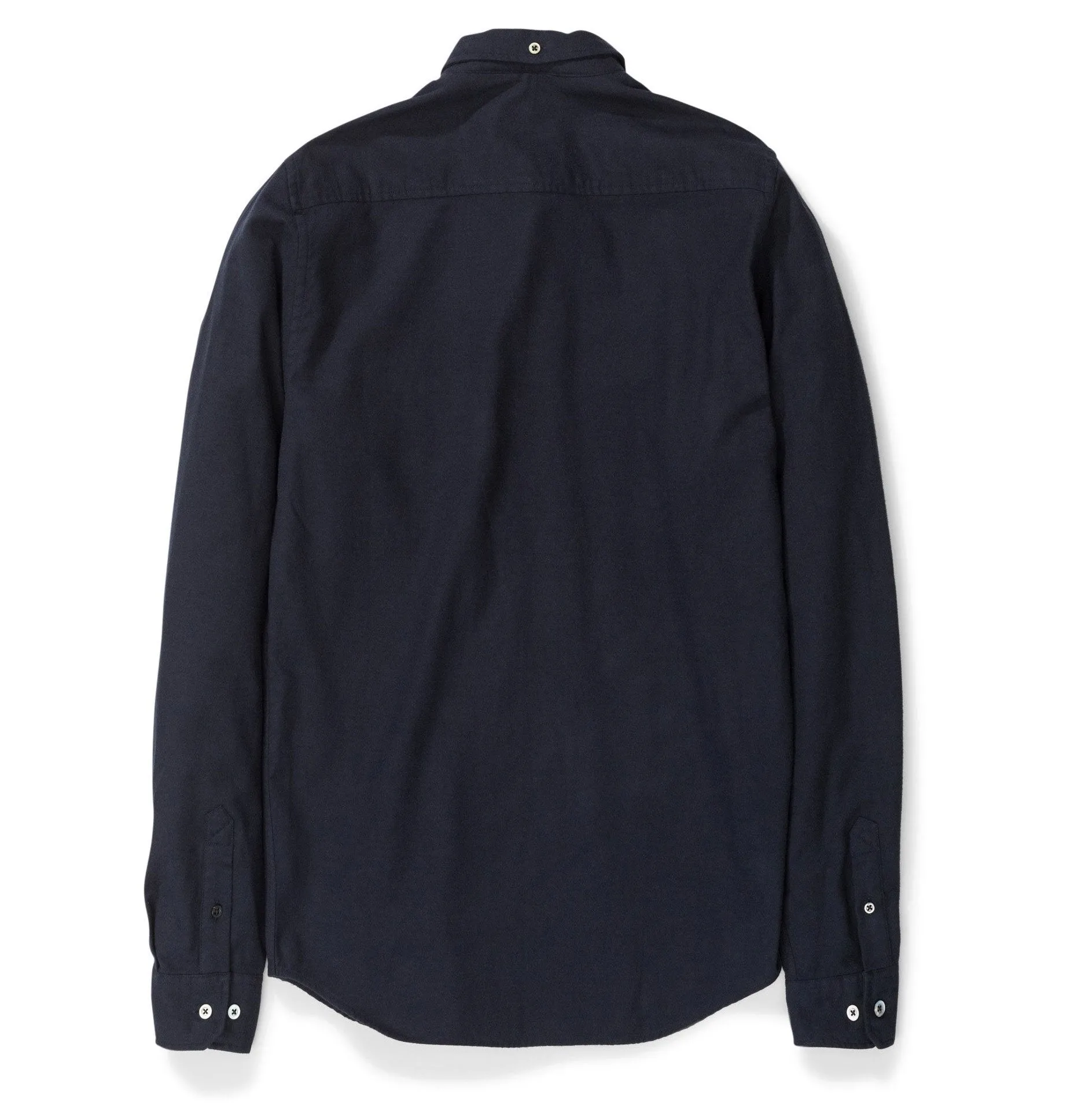 Norse Projects Anton Brushed Flannel Shirt – Dark Navy
