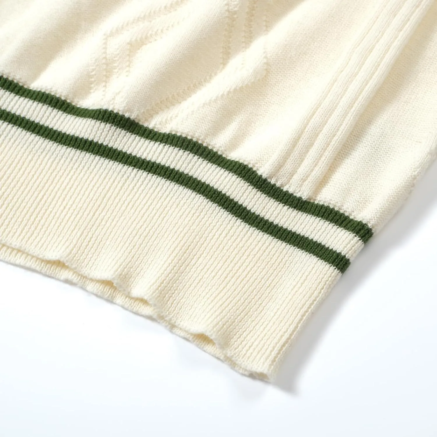 OXKNIT Mens Knitted Vintage Polo Shirt, 1960s Mod Style Retro Polo Textures Shirt with Double Line Neck