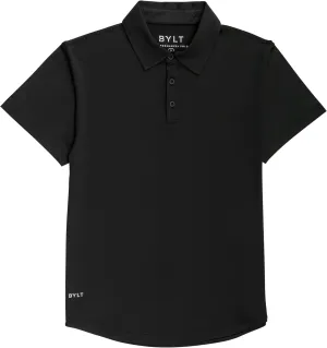 Performance Drop-Cut Polo Men's Shirt - Classic Fit, Collared Shirt for Men - Active & Casual Comfort Wear - Lightweight