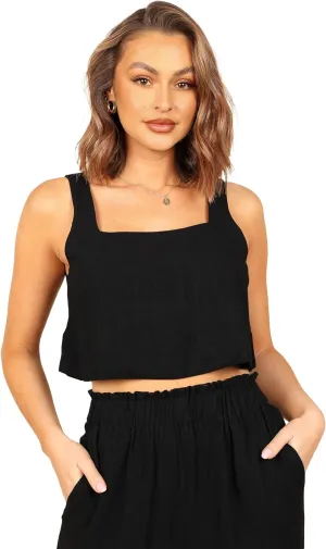 Petal & Pup Women's Eleanor Cropped Top