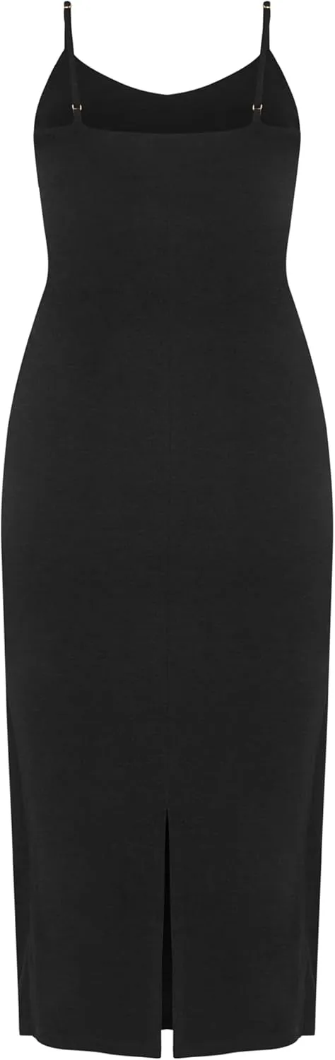 Plus Size Dress MIDI Baylee in Black