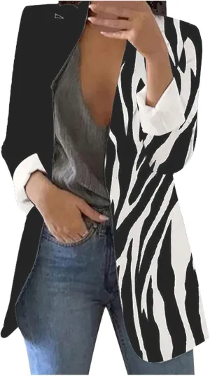 Pumpkin Fancy Polyester Blazer Women Loungewear Long Sleeves Blazers Comfortable Slimming Oversized Lapel