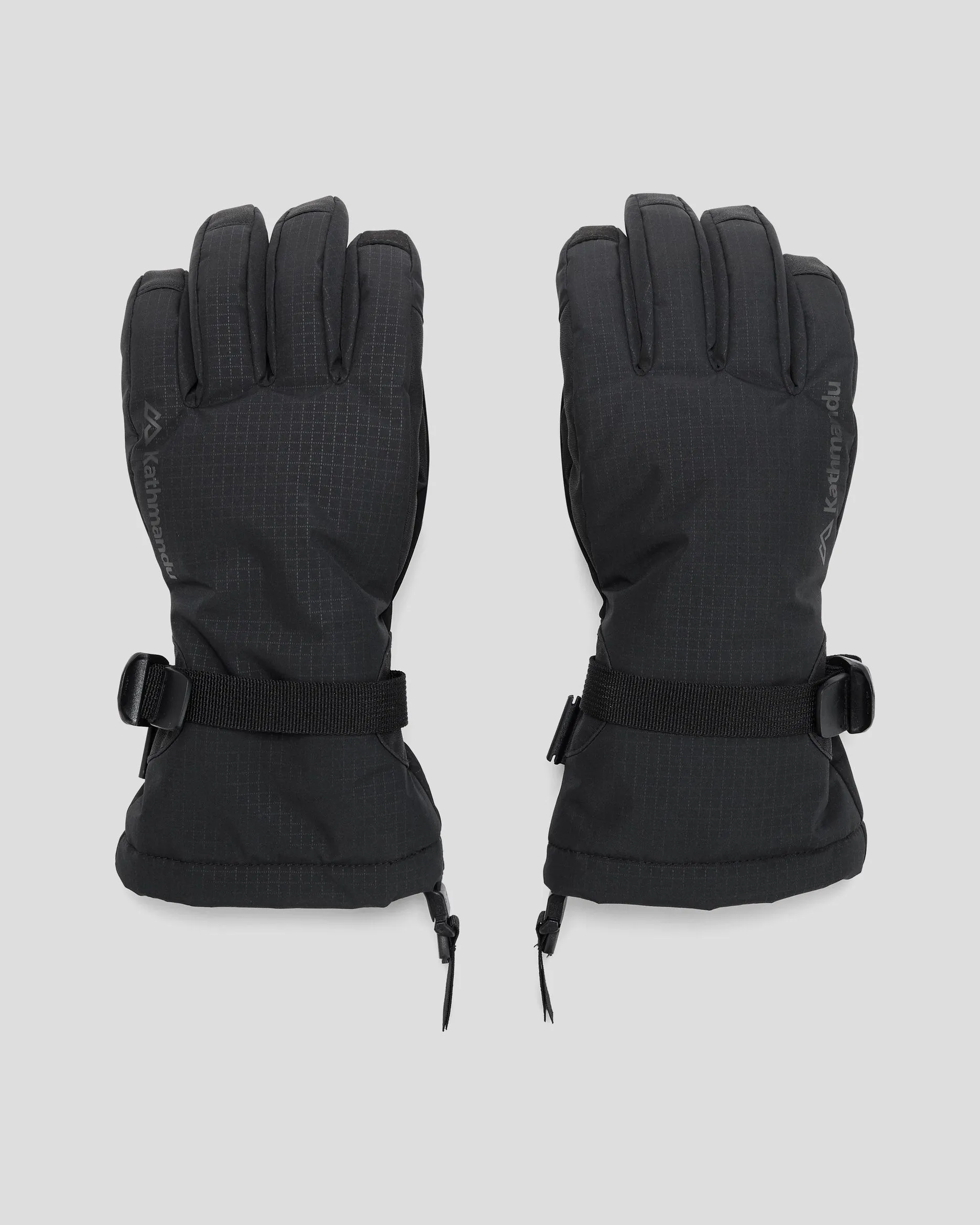PWDR-Days Women's Insulated Snow Gloves - Black Stingray