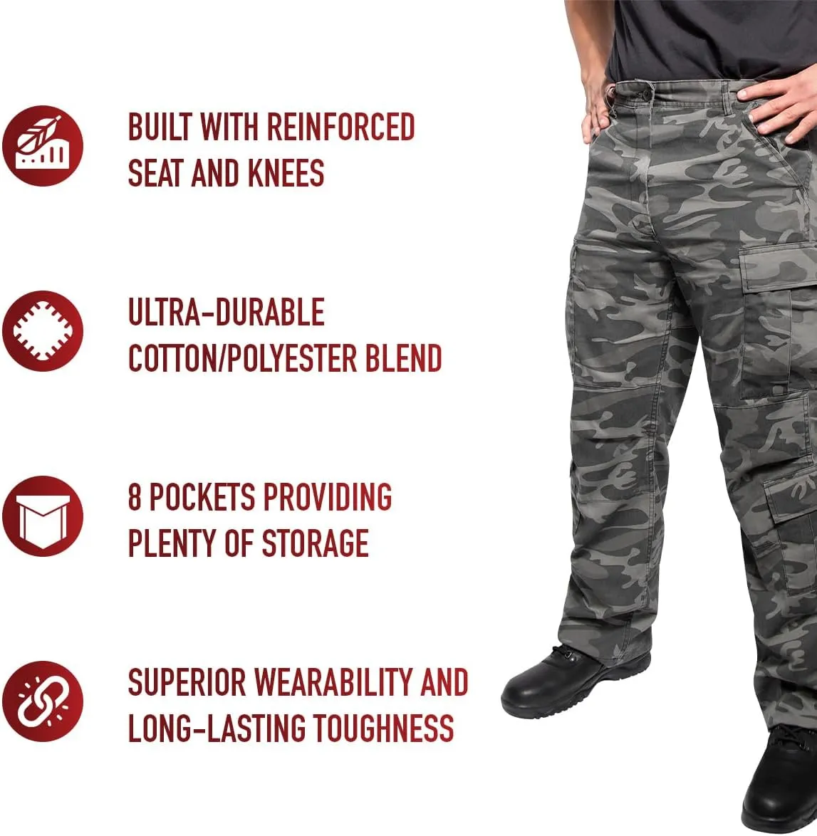 Rothco Vintage Paratrooper Fatigue Pants Vintage Cargo Pants Camouflage Pants