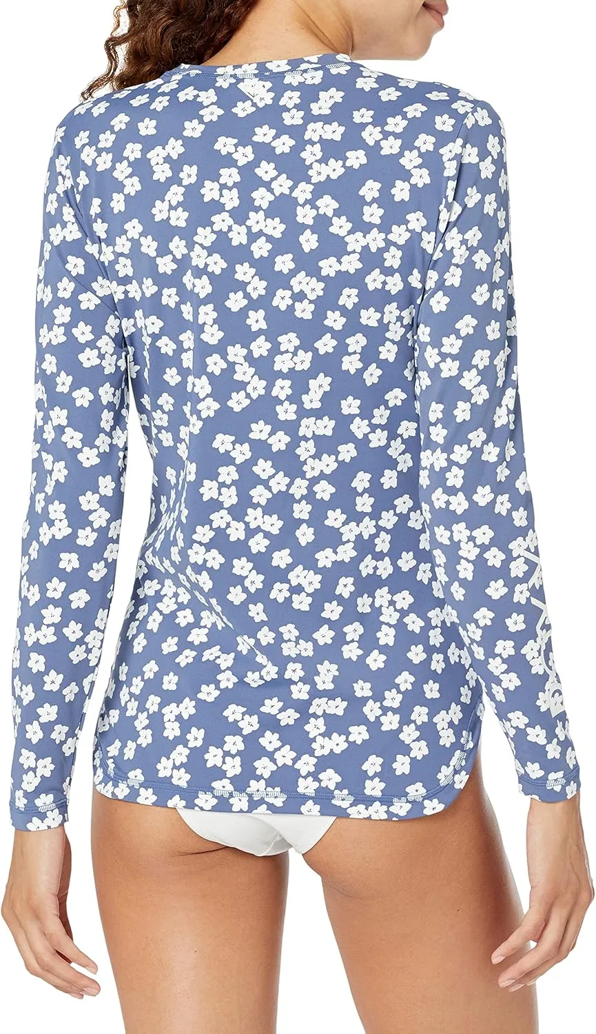 Roxy Women's Standard Rashguard  UPF 50, Surf, Hiking, Beach Volley, Workout, Yoga, Outdoor Activities Quick-Dry Swim Shirt