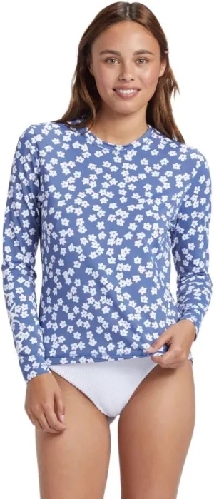 Roxy Women's Standard Rashguard  UPF 50, Surf, Hiking, Beach Volley, Workout, Yoga, Outdoor Activities Quick-Dry Swim Shirt
