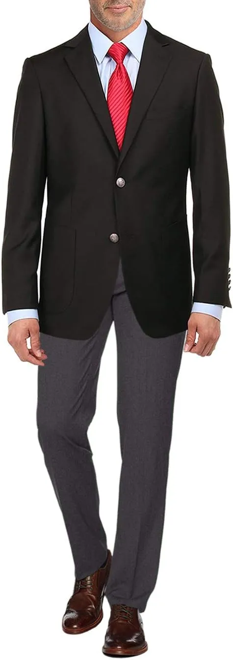 Salvatore Exte Men's 2 Button Sport Coat Suit Jacket Separate Modern Fit Blazer
