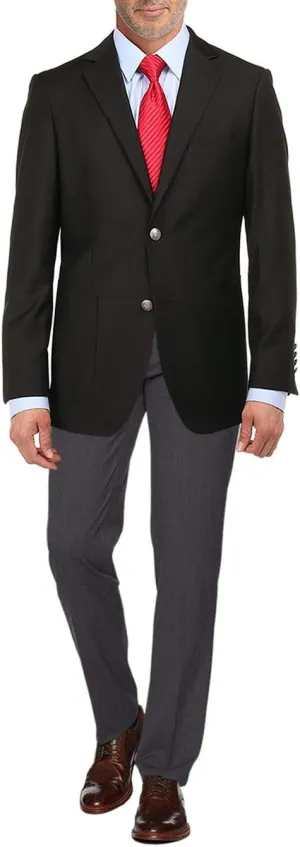 Salvatore Exte Men's 2 Button Sport Coat Suit Jacket Separate Modern Fit Blazer
