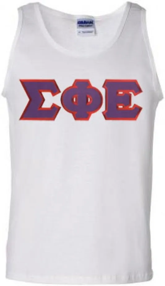 Sigma Phi Epsilon Lettered Tank Top