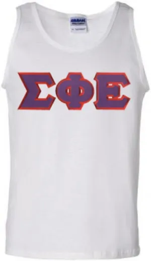 Sigma Phi Epsilon Lettered Tank Top