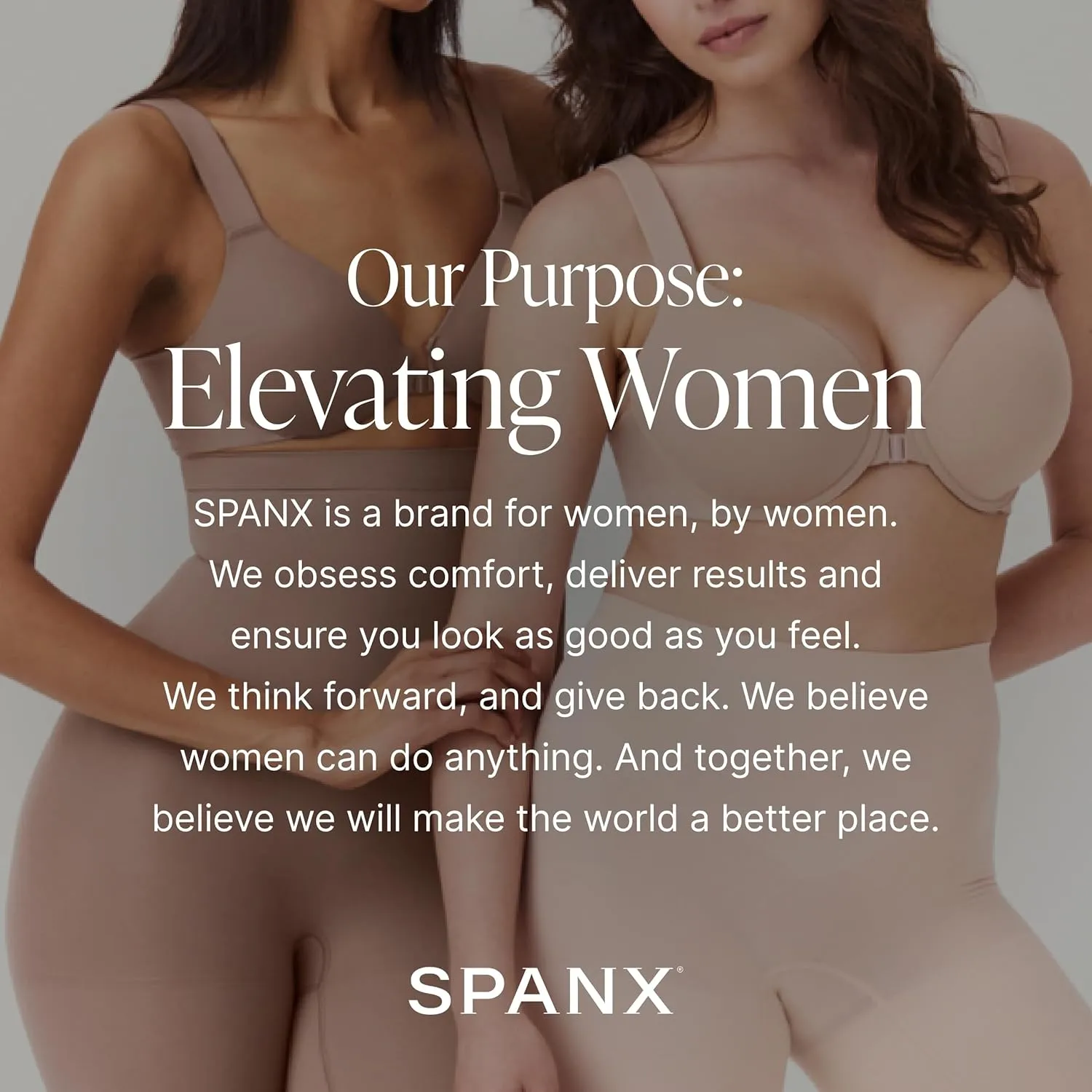 SPANXsculpt Seamless Power Tank - Tank Top Shapewear for Women - Adjustable Straps - V Neck - Soft, Seamless Tank Top
