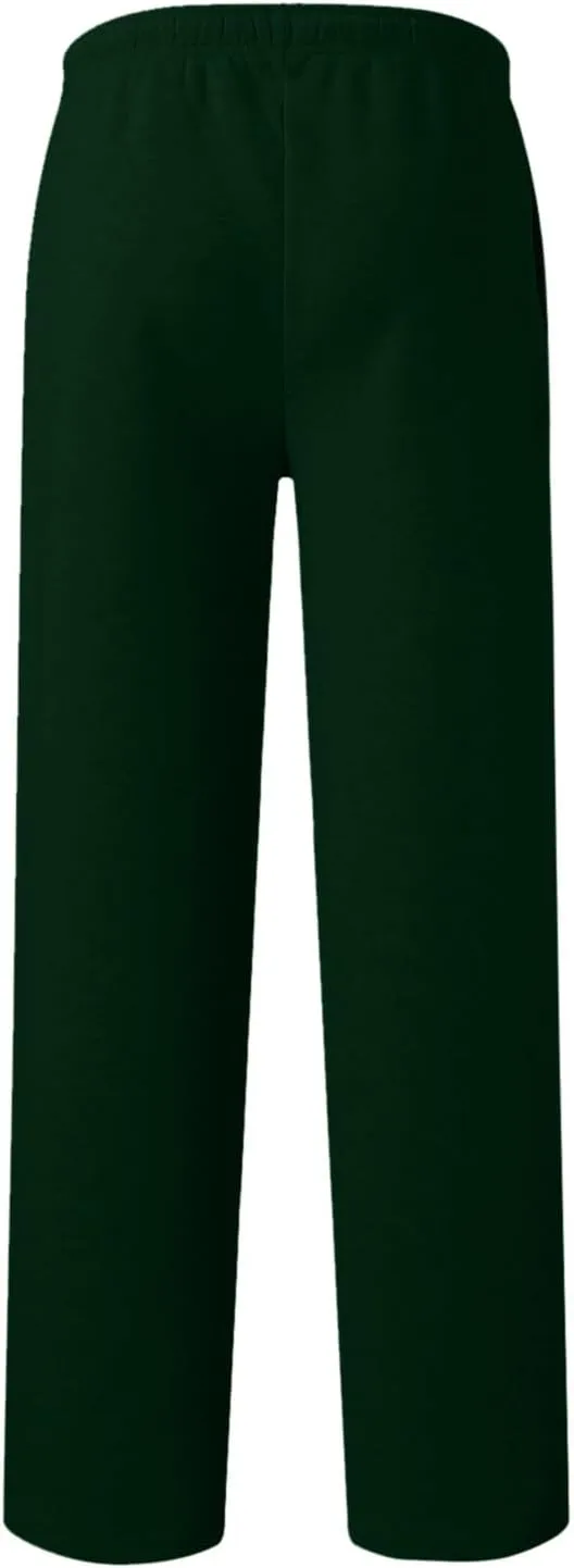 Sweatpants for Women Baggy Drawstring Elastic Waisted Straight Wide Leg Lounge Pants Open Bottom Athletic Joggers Trousers