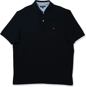 Tommy Hilfiger Men's Big-Tall Big and Tall Polo Shirt Ivy Shirt, -classic navy, BG- 2XL