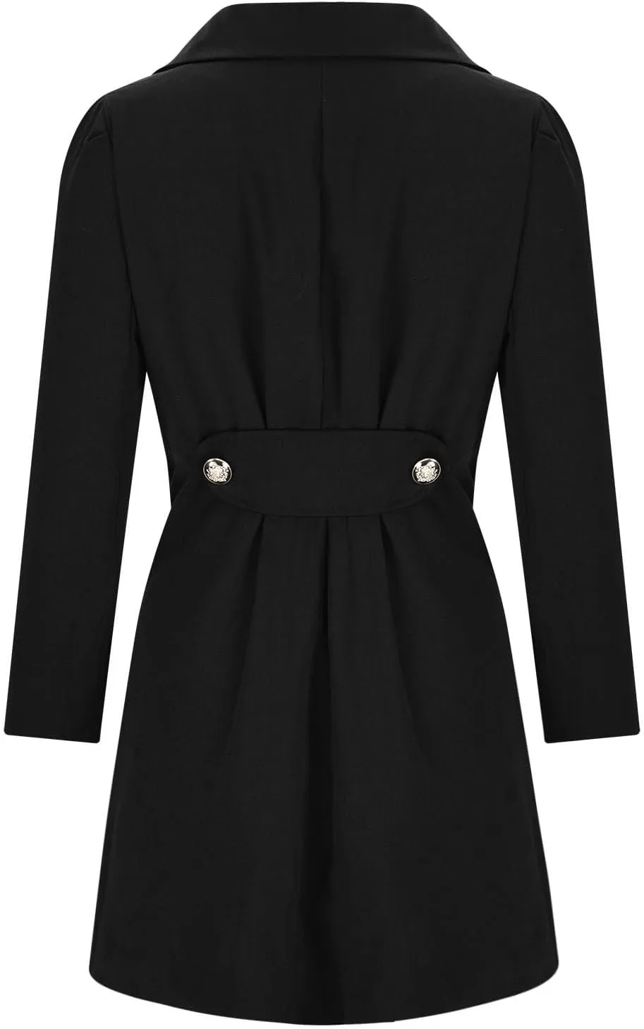 Trench Coats for Women 2024 Notched Lapel Collar Doubel-Breasted Dress Coats Fall Winter Wool Blend Pea Coat Jackets