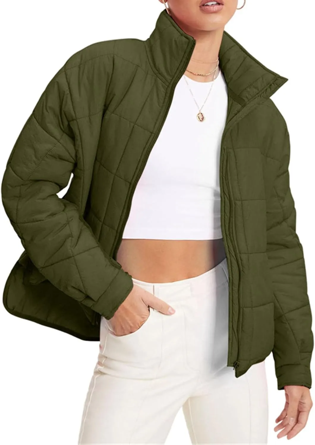 Waterproof Winter Coats For Women Long Sleeve Down Jacket Women'S Puffer Jackets Snow Clothes For Women