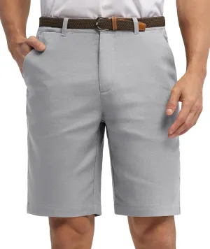 Willit Men's Linen Shorts Dress Summer Casual Work Linen Shorts Flat Front with Pockets 10"