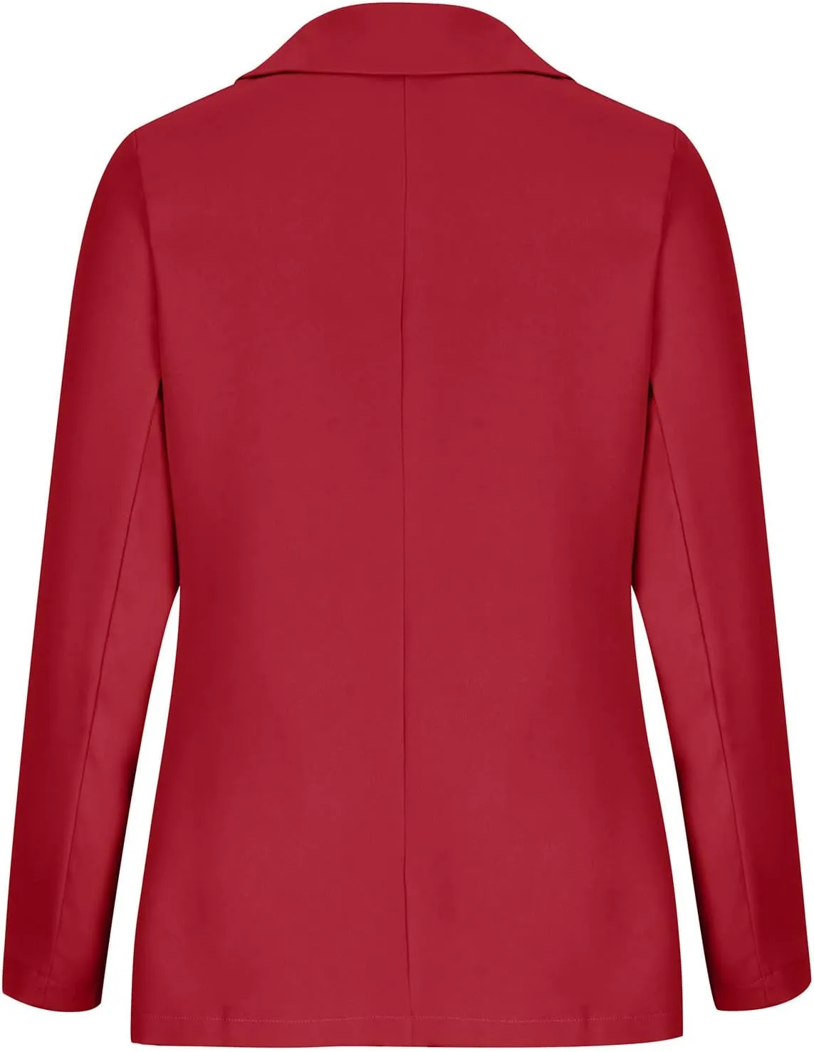 Womens Casual Blazer Jackets Suit Long Sleeve Open Front with Button Fall Outfits Cardigan Jacket for Business Office