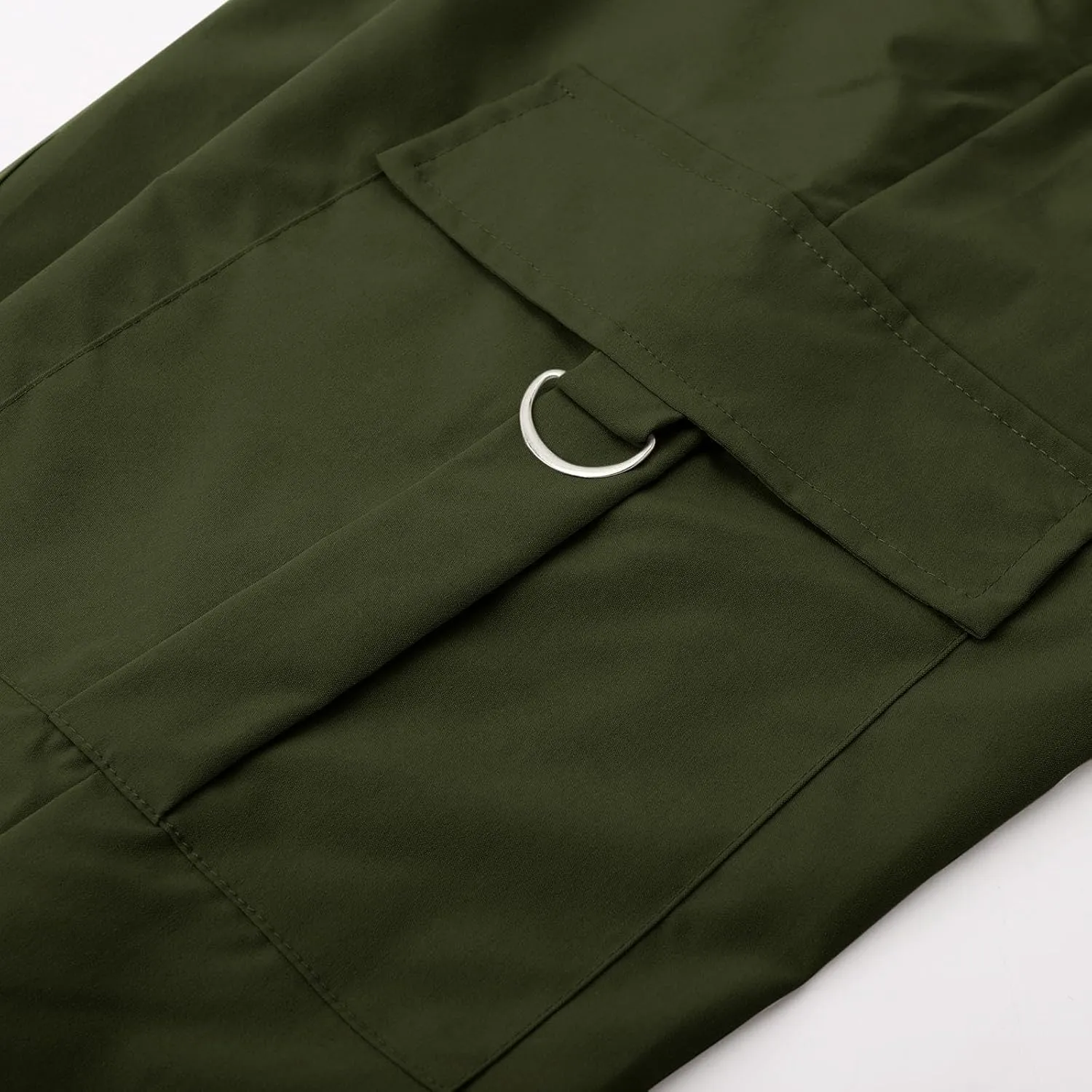 Women's Hiking Wide Leg Cargo Pants Lightweight Quick Dry Outdoor Buttons High Waisted Workout Pants with Pockets