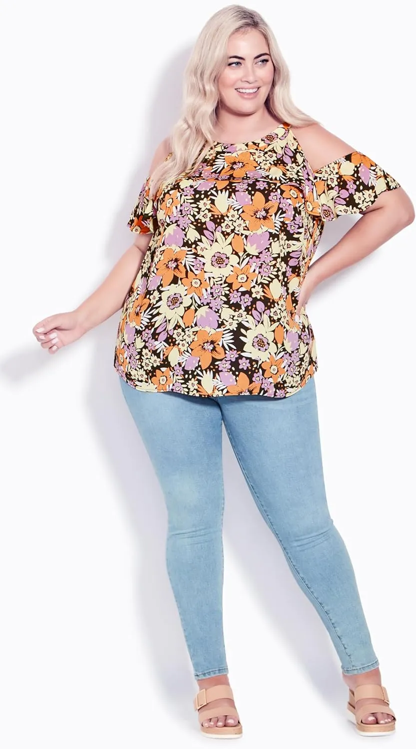 Women's Plus Size Top Emmy Frill