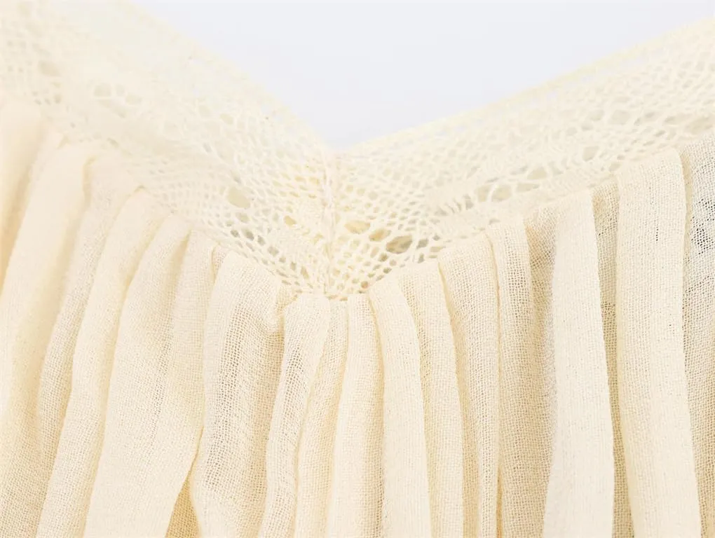 Women's Straight Lace Trim Camisole Top