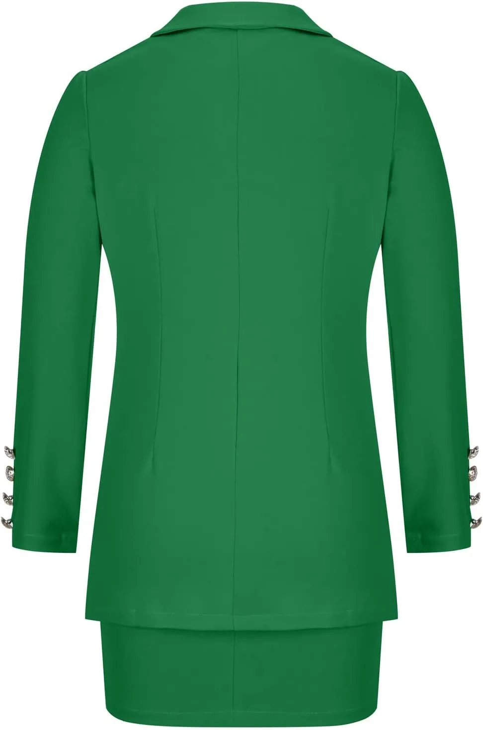 Womens Suits 2 Piece Set Elegant Business Casual Outfits for Ladies Fashion Slim Blazer Jacket Matching Short Skirts