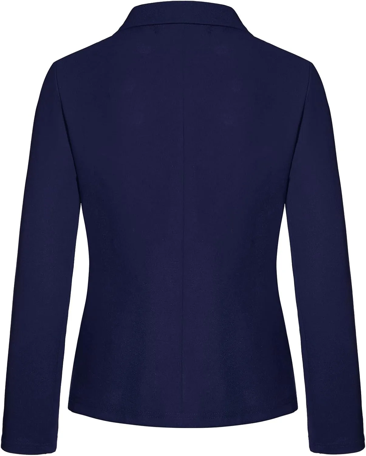 Womens Work Office Blazers Long Sleeve Single-Breasted Open Front Lapel Collar Blazer Jackets Suits with Pockets