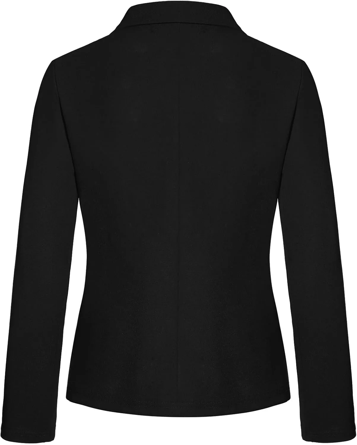 Womens Work Office Blazers Long Sleeve Single-Breasted Open Front Lapel Collar Blazer Jackets Suits with Pockets