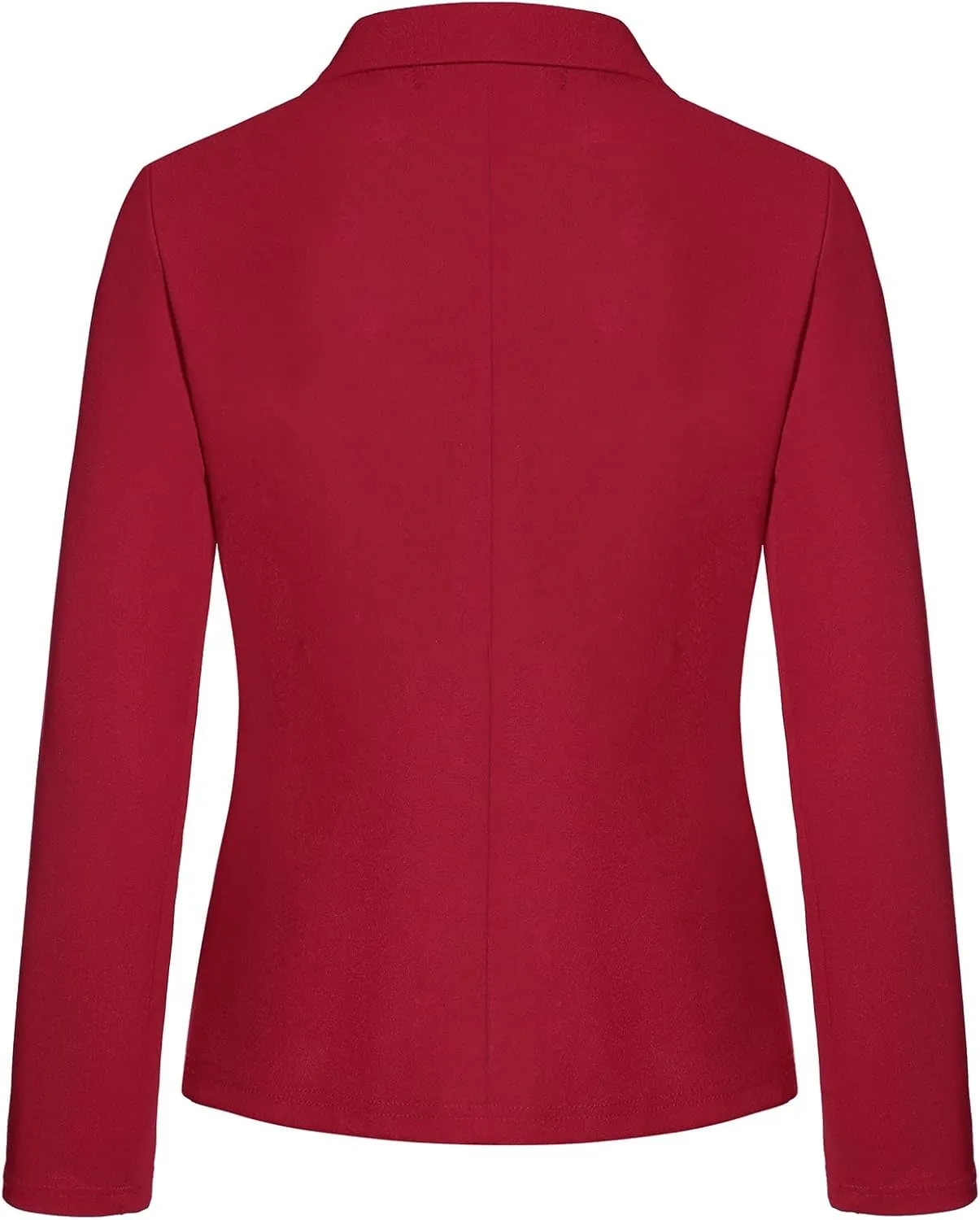Womens Work Office Blazers Long Sleeve Single-Breasted Open Front Lapel Collar Blazer Jackets Suits with Pockets