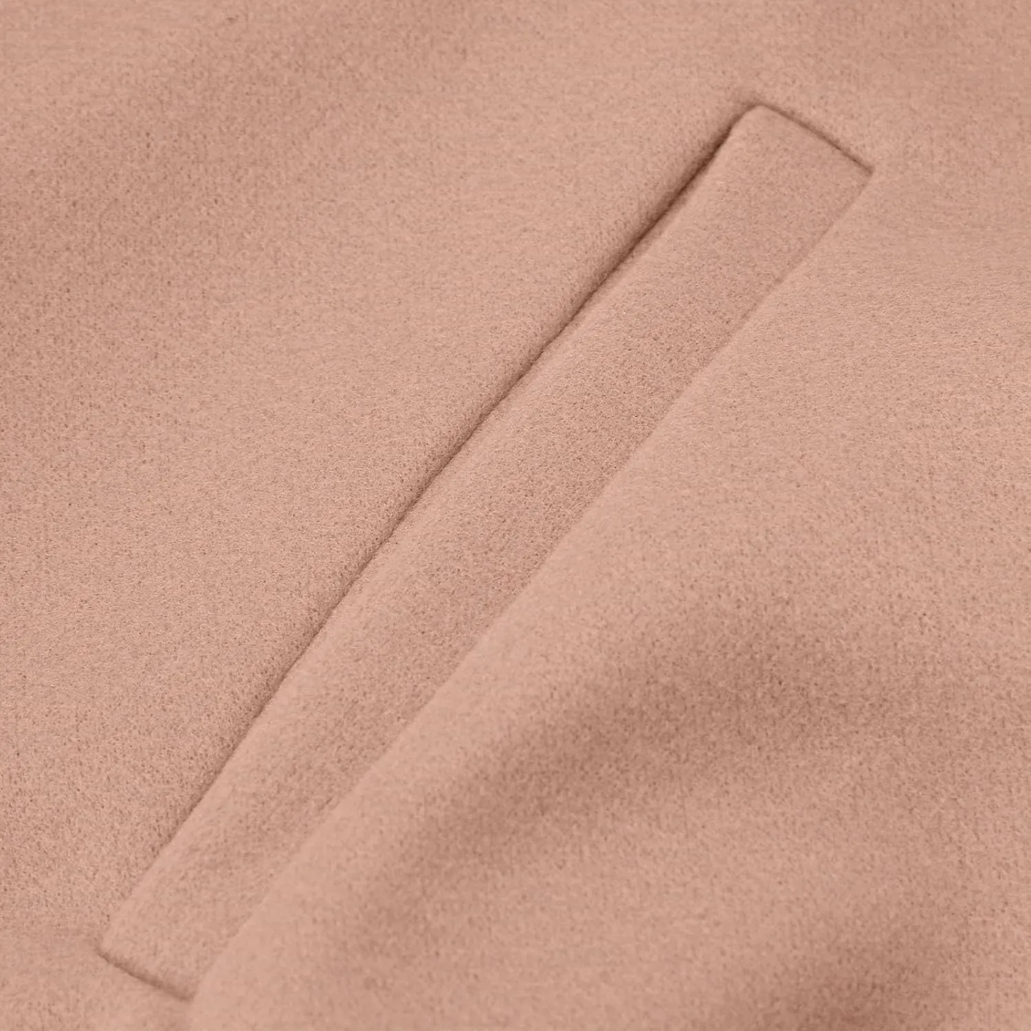 YRAETENM Trench Coat Women Single Breasted Notch Lapel Wool Coats Casual Mid Long Solid Color Jackets Fall Winter Outwear