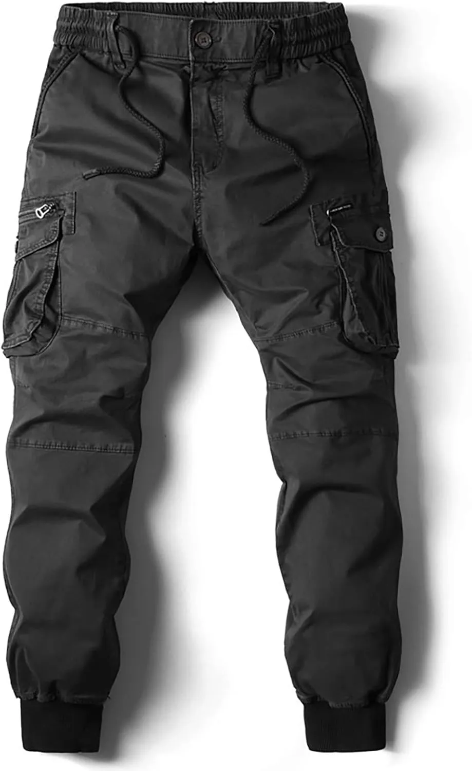 Zeiyignr Tactical Cargo Pants for Men Casual Work Hiking Sweatpants Joggers Outdoor Camping Fishing Trousers with Pockets