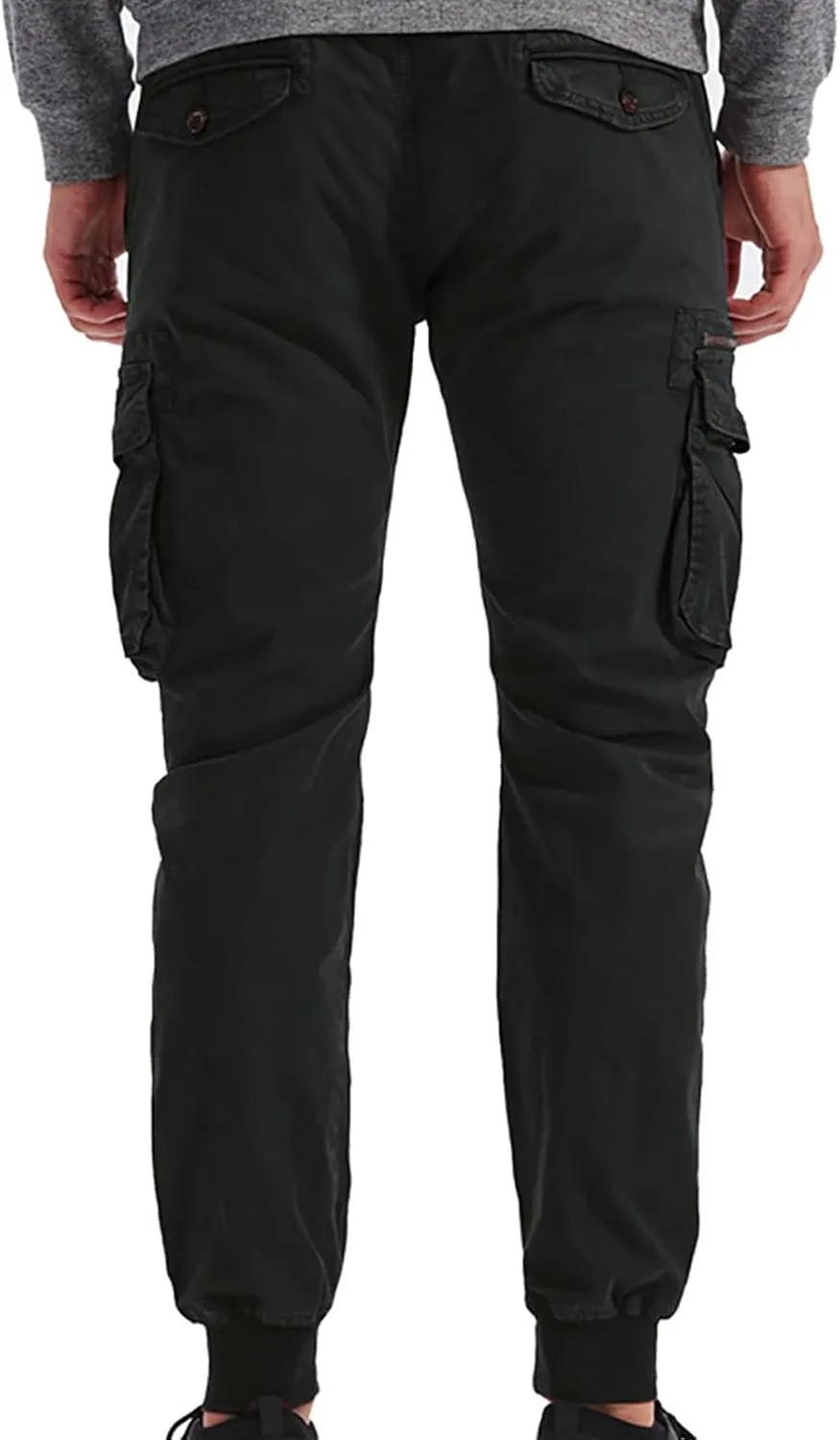 Zeiyignr Tactical Cargo Pants for Men Casual Work Hiking Sweatpants Joggers Outdoor Camping Fishing Trousers with Pockets